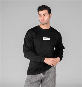 بلوز دورس مردانه یقه گرد مشکی طرحدار Balenciaga مدل 49000