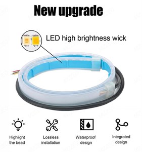 دی لایت فلکسیبل زیر کاپوت خودرو Car LED hood Lights مدل 47549