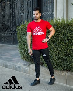 ست تیشرت شلوار adidas مدل berkan قرمز