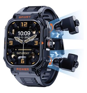 ساعت هوشمند Green lion FIT GEAR همراه باهندزفری tws مدل 46513