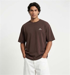 تیشرت Lacoste یقه گرد مردانه باکسی مدل 50433