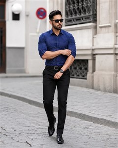 پیراهن مردانه مدل FASHION کد 6525