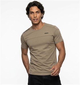 تیشرت Versace یقه گرد مردانه نخ پنبه طرحدار مدل 50133