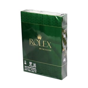 کاغذ A4 رولکس 80 گرمی ROLEX بسته 500 برگی