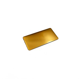 پلاک طلایی مستطیل 5 * 2.5 CM