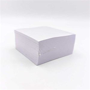 کاغذ یادداشت 10 cm * 10 cm سفید 500 ورقی