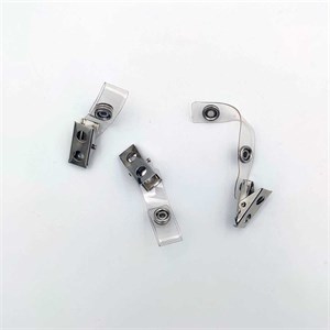 گیره ID کارت سر فلزی شفاف