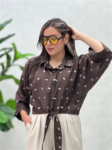 شومیز گره ای پروانه