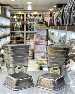 لگن و آبکش مربعی یونیک