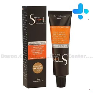 رنگ ابرو برنز سولاری شماره 6.46 استیل 15 میلی‌ لیتری