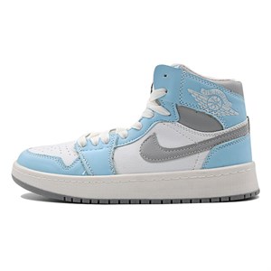 کتانی نایک ایر جردن سفید آبی Nike Air Jordan White