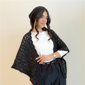 اشارپ زنانه دستبافت شاهو مدل Solenne