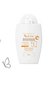 ضدآفتاب مینرال اون SPF50  | مناسب پوست حساس حجم ۴۰ میل