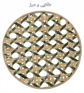 دیوارکوب قطر 35 سانت بافت پاپیونی کد62