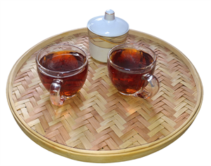 سینی کف بافت بامبو قطر 35 سانت کد 109
