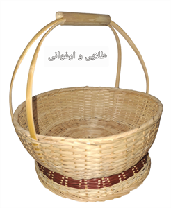 سبد دسته دار بافت زنجیره ای کد143