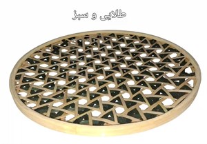 دیوارکوب قطر 40 سانت بافت پاپیونی کد78