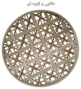 دیوارکوب قطر 40 سانت بافت پاپیونی کد79