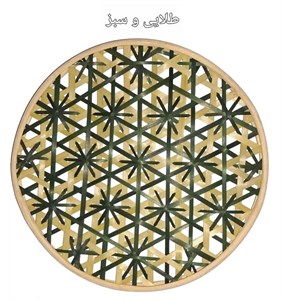 دیوارکوب قطر 40 سانت بافت پاپیونی کد76