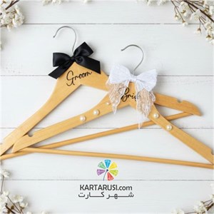هنگر(چوب لباسی) عروس و داماد مدل A