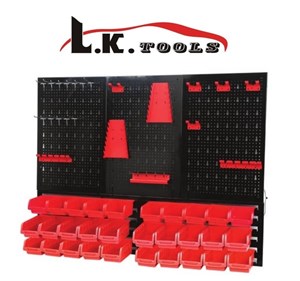 پنل فلزی نگهدارنده ابزار آلات 52 تکه 1190×895×25 میلیمتر LK کد Y0095