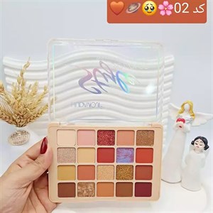 پالت سایه چشم هدی موجی 20 رنگ شاینی و ساده
