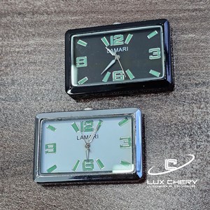 ساعت آنالوگ دریچه کولر خودرو با موتور کوارتز ژاپنی با لوگو LAMARI