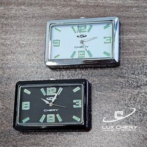ساعت آنالوگ دریچه کولر خودرو با موتور کوارتز ژاپنی با لوگو CHERY