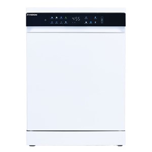 ماشین ظرفشویی 14 نفره ایکس ویژن مدل S151 W رنگ سفید