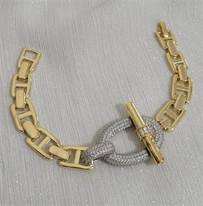 دستبند هرمس نگینی کد 88