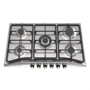 اجاق گاز رومیزی آلتون S-501-TP صفحه استیل 5 شعله پلوپزدار