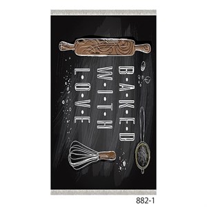 فرش آشپزخانه طرح فانتزی نانوایی کد 882