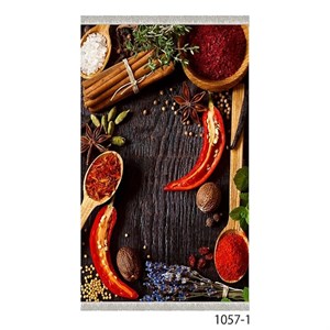 فرش آشپزخانه طرح ادویه و چوب مدل 1057