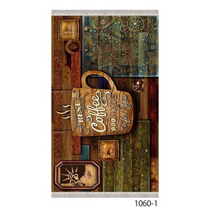 فرش آشپزخانه مدل باریستا و قهوه کد 1060