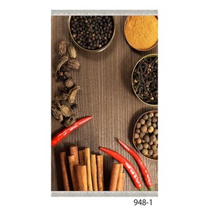 فرش آشپزخانه طرح ادویه‌جات معطر کد 948