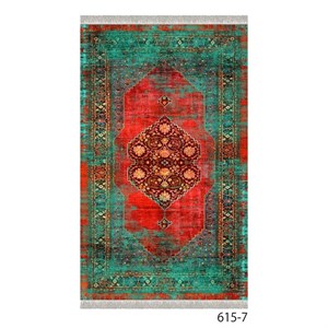 فرش سنتی طرح ترنج وینتیج مدل 615