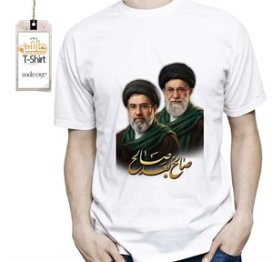 تیشرت چاپی امام سیدعلی و سید مجتبی خامنه ای  _ T097