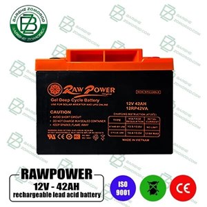 باتری سیلد اسید 12 ولت 42 آمپر برند راو پاور Raw Power