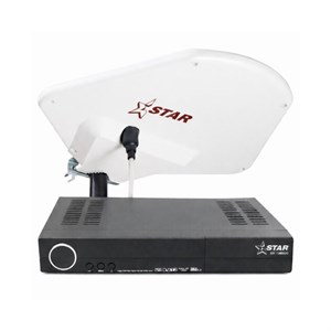 گیرنده دیجیتال مدل STAR.HEVC.SR88000 به همراه آنتن هوایی STAR