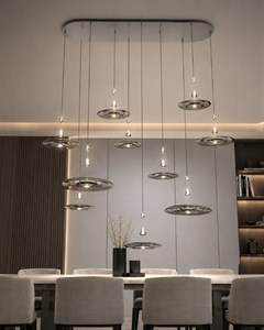 لوستر کانتر 10 شاخه چکه -  Chekke Light