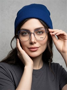 عینک طبی زنانه فلزی zenit چند ضلعی