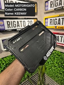 قاب‌پلاک موتور کربن ضد لرزش کی‌وی(keeway)