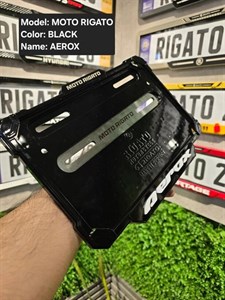 قاب‌پلاک موتور ضد لرزش مشکی آیروکس(AEROX)