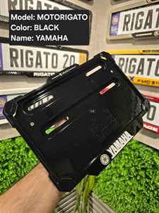 قاب‌پلاک موتور مشکی یاماها(Yamaha) بدون براکت