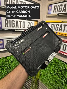 قاب‌پلاک موتور کربن یاماها (Yamaha) با براکت