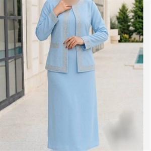 سارافون و کت مجلسی زنانه نیلا