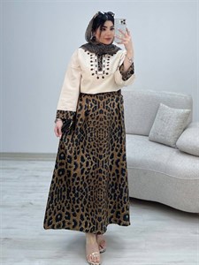 شومیز دامن پلنگی
