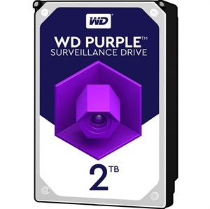 هارددیسک اینترنال وسترن دیجیتال بنفش مدل Purple WD20PURZ ظرفیت 2 ترابایت