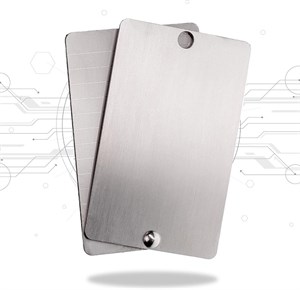 محافظ عبارات بازیابی (Seed Phrase) نسخه Double ضد حریق و آبBUTTERFLY-US Bitcoin Steel Walllet (Double)