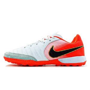 کفش چمن مصنوعی نایک تمپو ایکس Nike Tiempo X White Orange